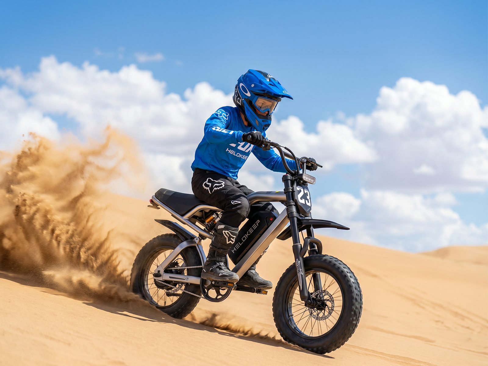 Helokeep K6 Mini Moped-Style Electric Bike