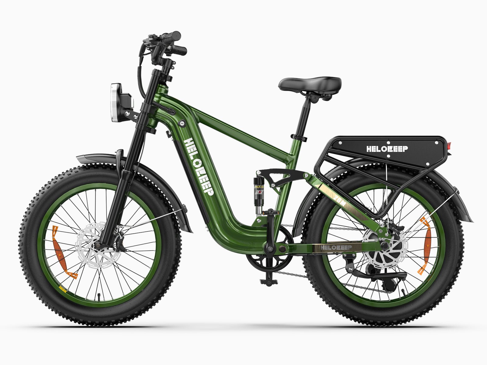 Helokeep 26M 2000W fat tire electric bike with 26-inch wheels and dual hydraulic brakes