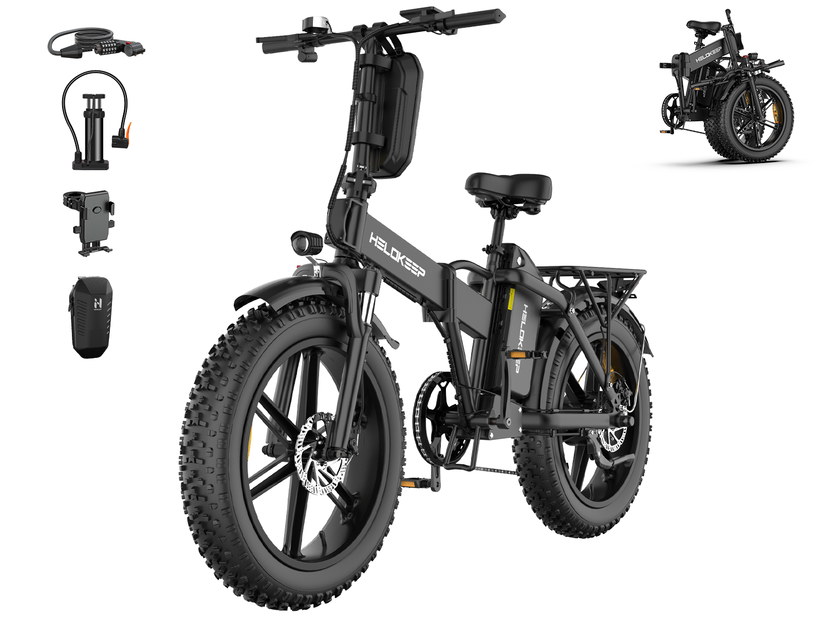 Helokeep CM20 Folding Ebike for Adults