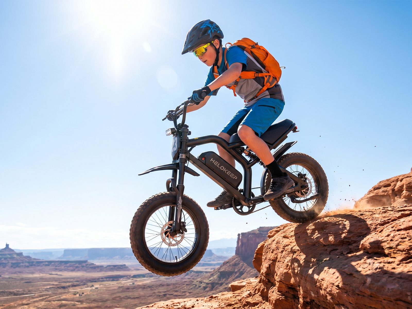 Helokeep K6 Mini Moped-Style Electric Bike