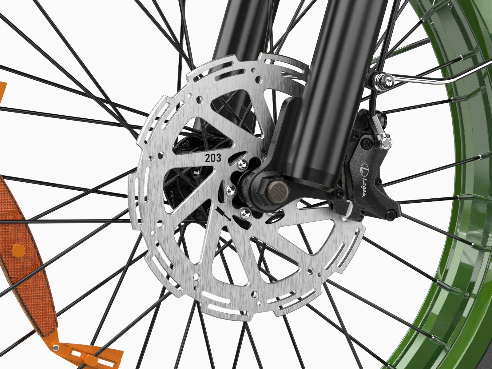 Helokeep 26M 2000W fat tire electric bike with 26-inch wheels and dual hydraulic brakes