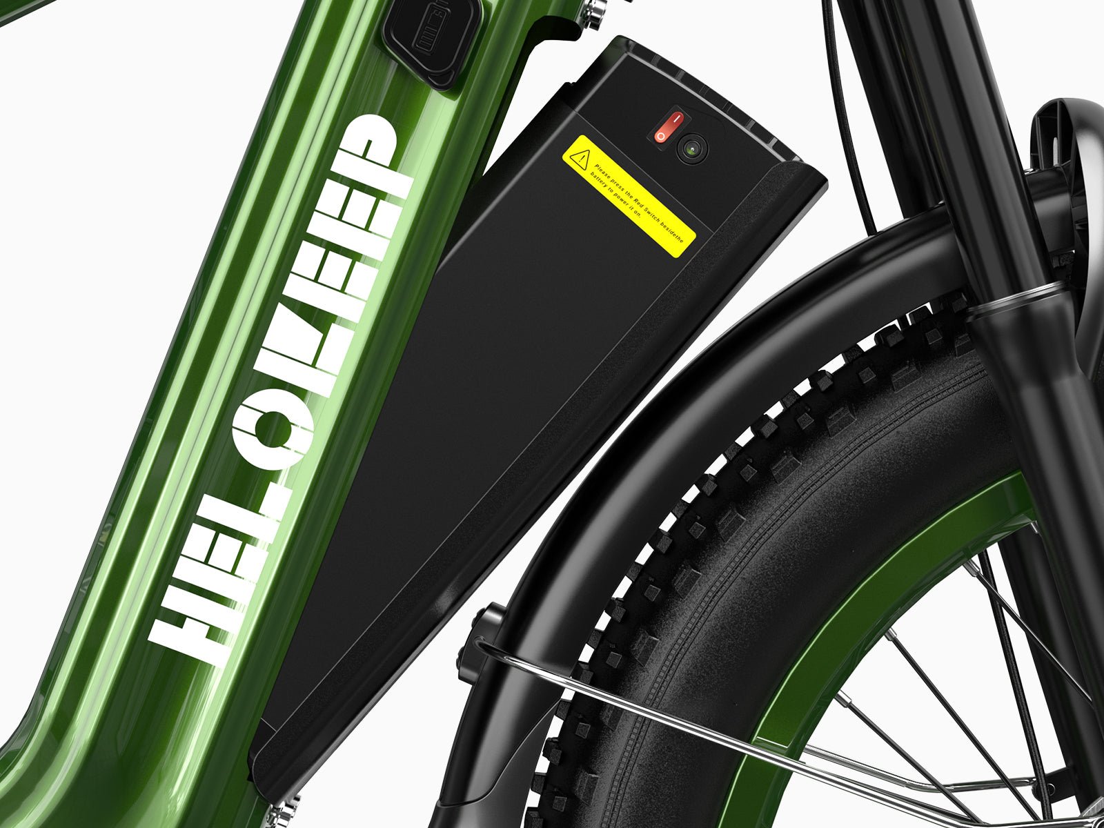 Helokeep 26M 2000W fat tire electric bike with 26-inch wheels and dual hydraulic brakes