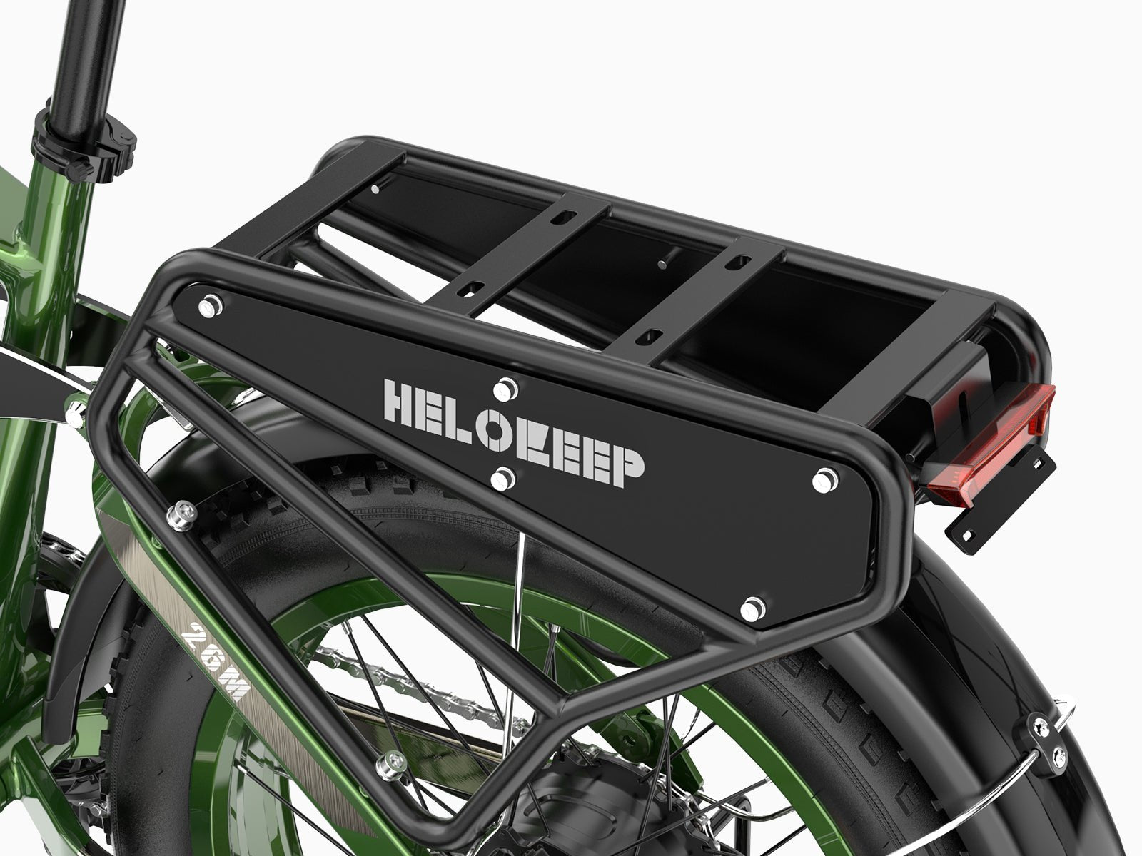 Helokeep 26M 2000W fat tire electric bike with 26-inch wheels and dual hydraulic brakes