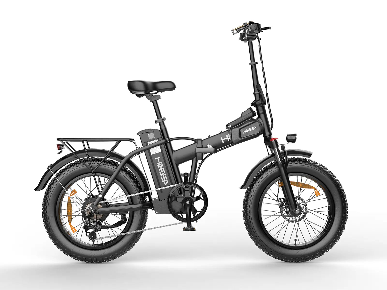 Helokeep CM20 folding fat tire electric bike with 1500W peak motor and 20x4.0 tires