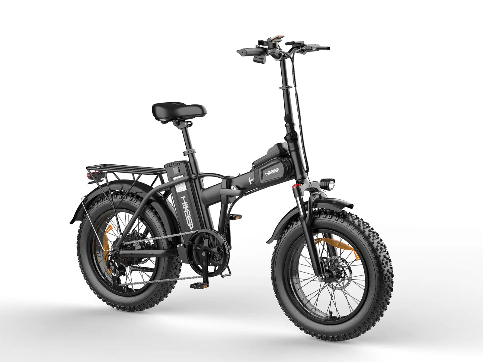 Helokeep CM20 folding fat tire electric bike with 1500W peak motor and 20x4.0 tires