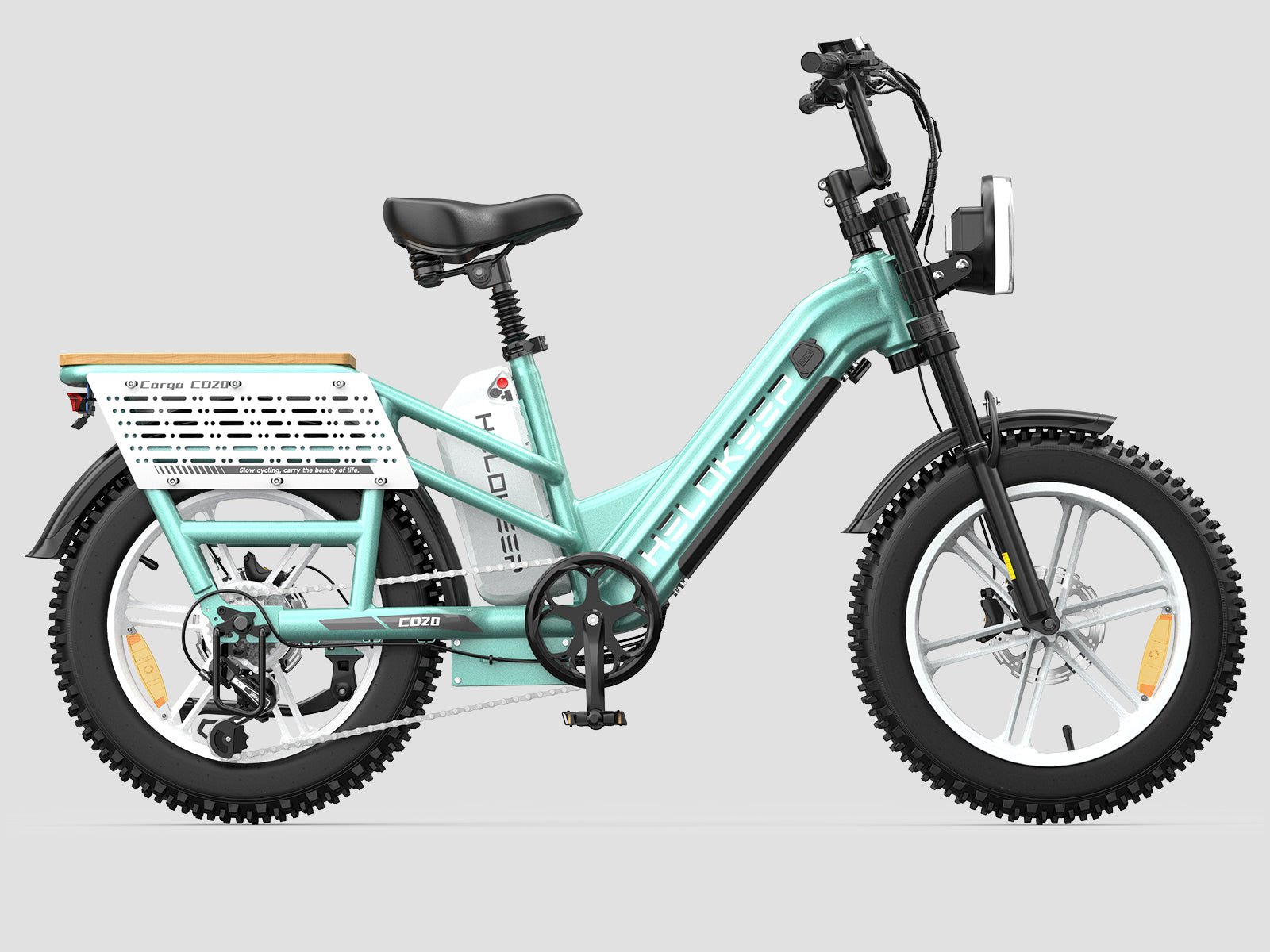 -Helokeep CD20 Long-Range Cargo Electric Bike - Helokeep