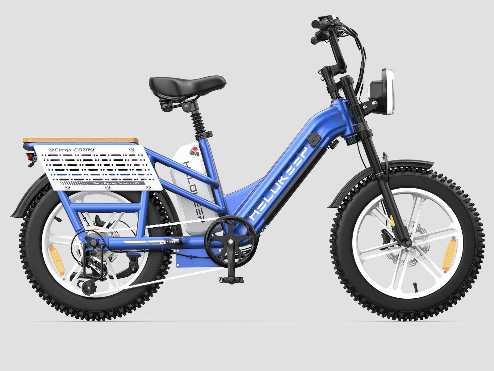 -Helokeep CD20 Long-Range Cargo Electric Bike - Helokeep