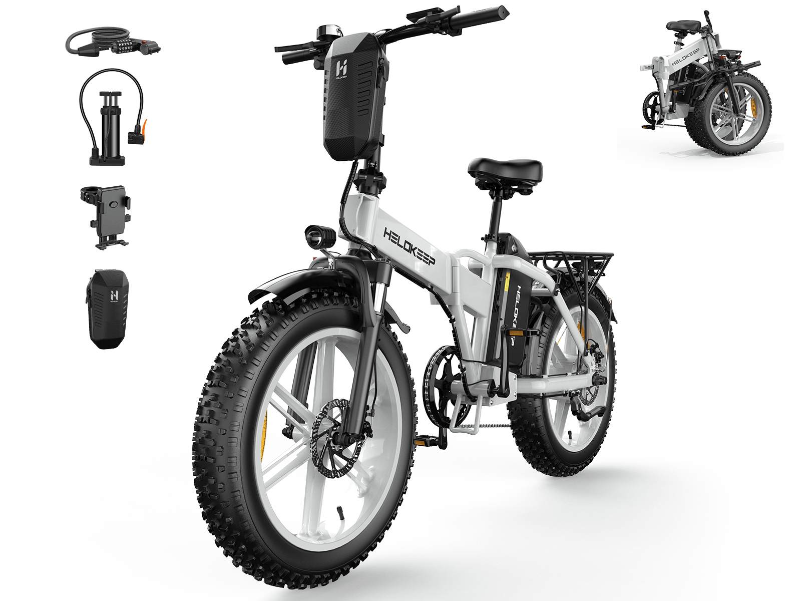 Helokeep CM20 Folding Ebike for Adults
