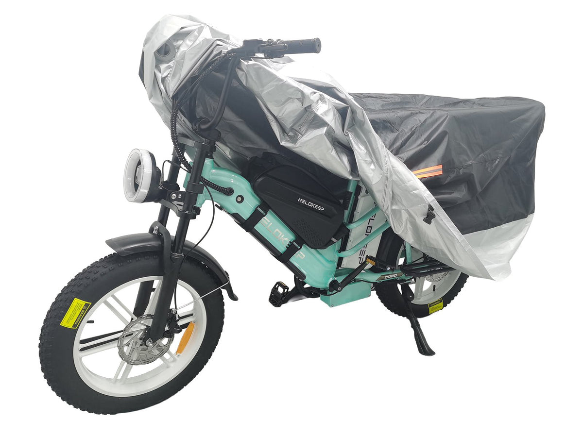 Helokeep Heavy Duty Waterproof Outdoor Electric Bike Cover