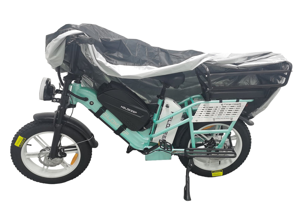 Helokeep Heavy Duty Waterproof Outdoor Electric Bike Cover