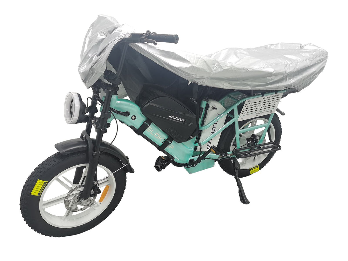 Helokeep Heavy Duty Waterproof Outdoor Electric Bike Cover