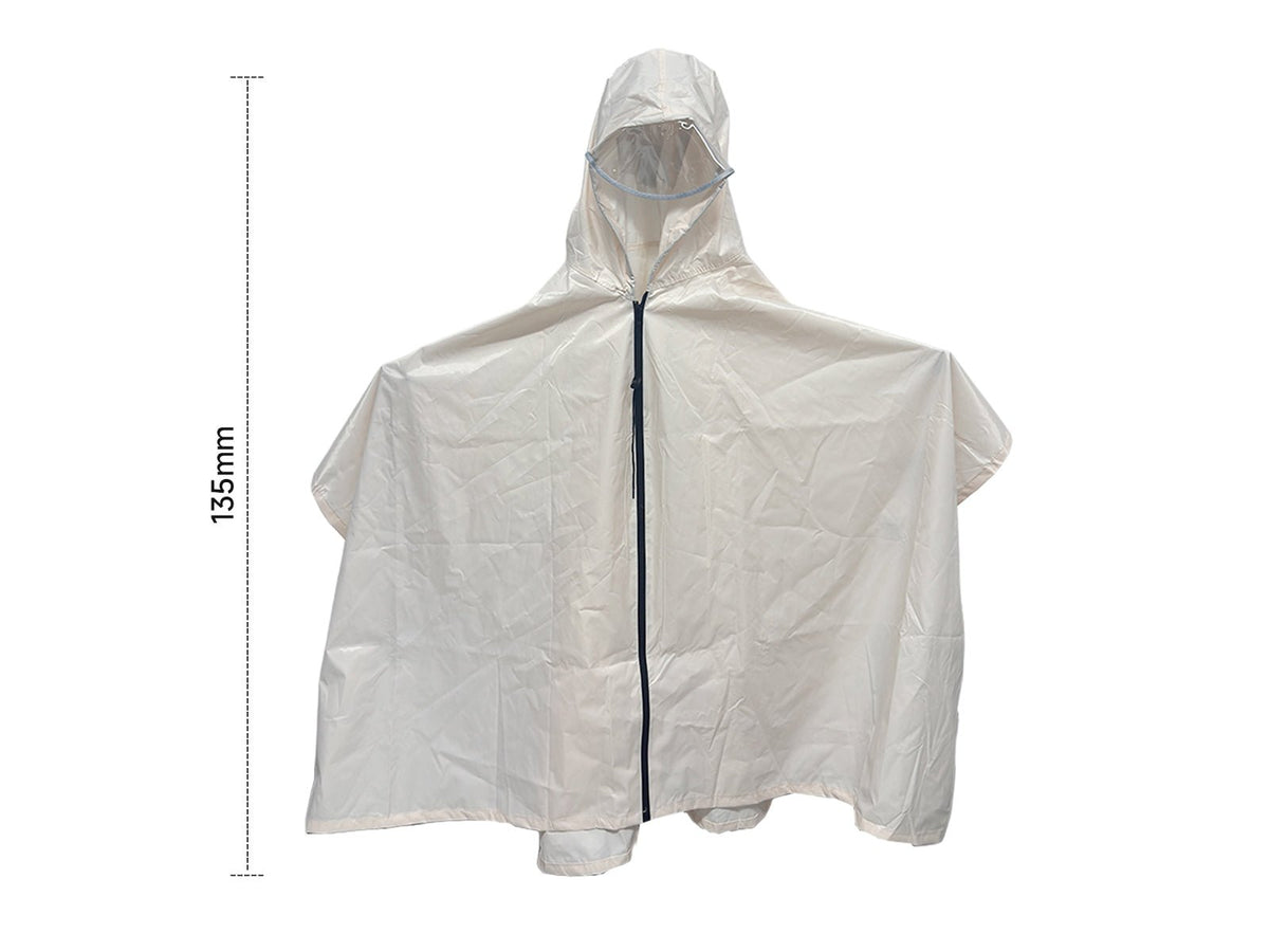 Helokeep Waterproof Ebike Rain Poncho with Clear Face Shield