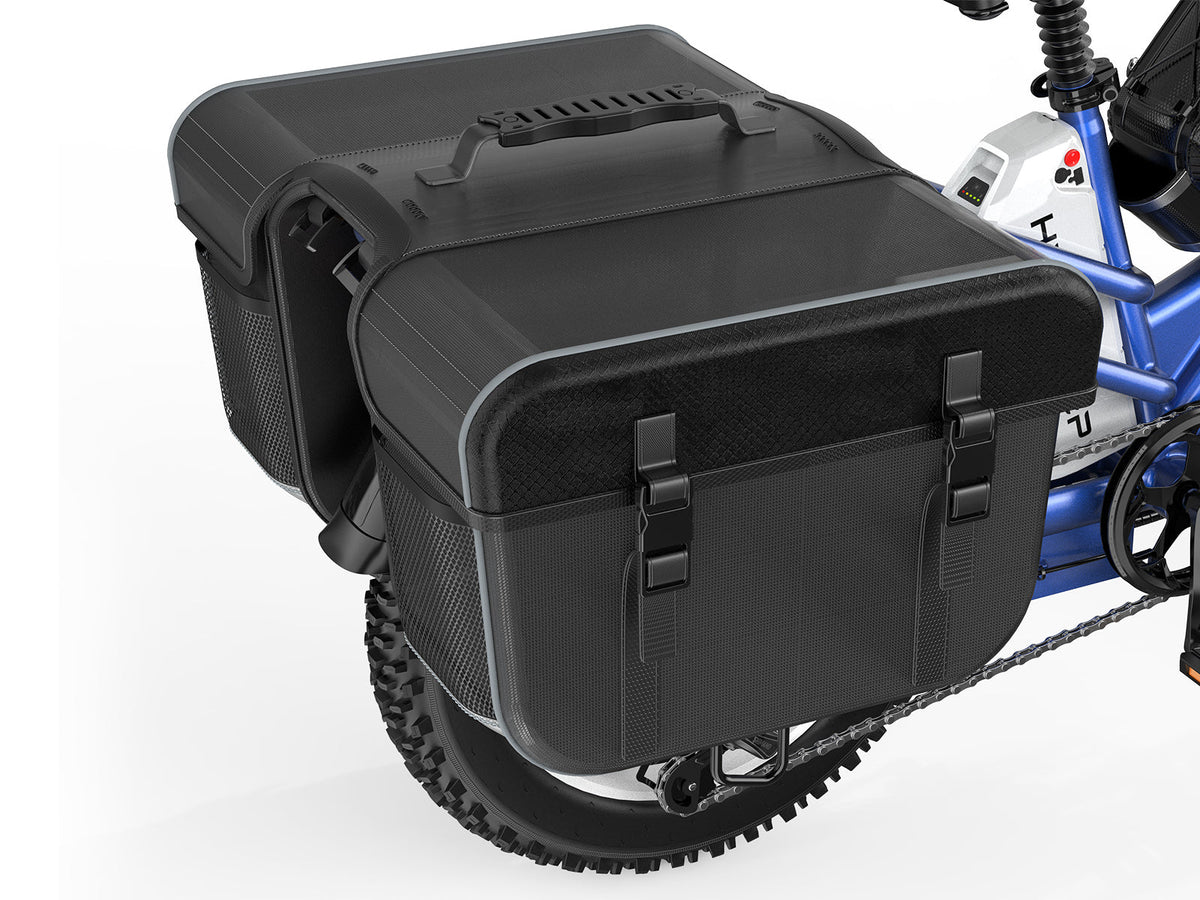 Helokeep Waterproof Rear Rack Double Pannier Bag for E-Bikes