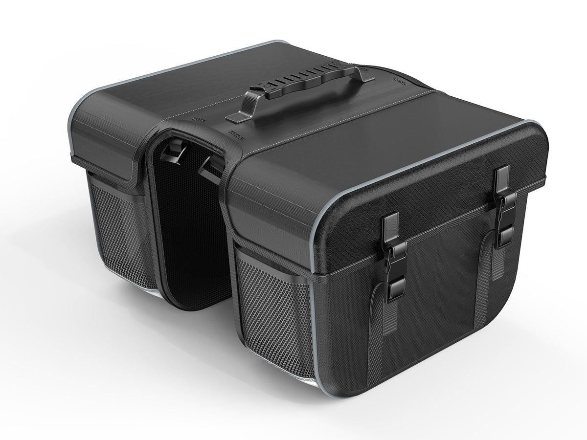 Helokeep Waterproof Rear Rack Double Pannier Bag for E-Bikes