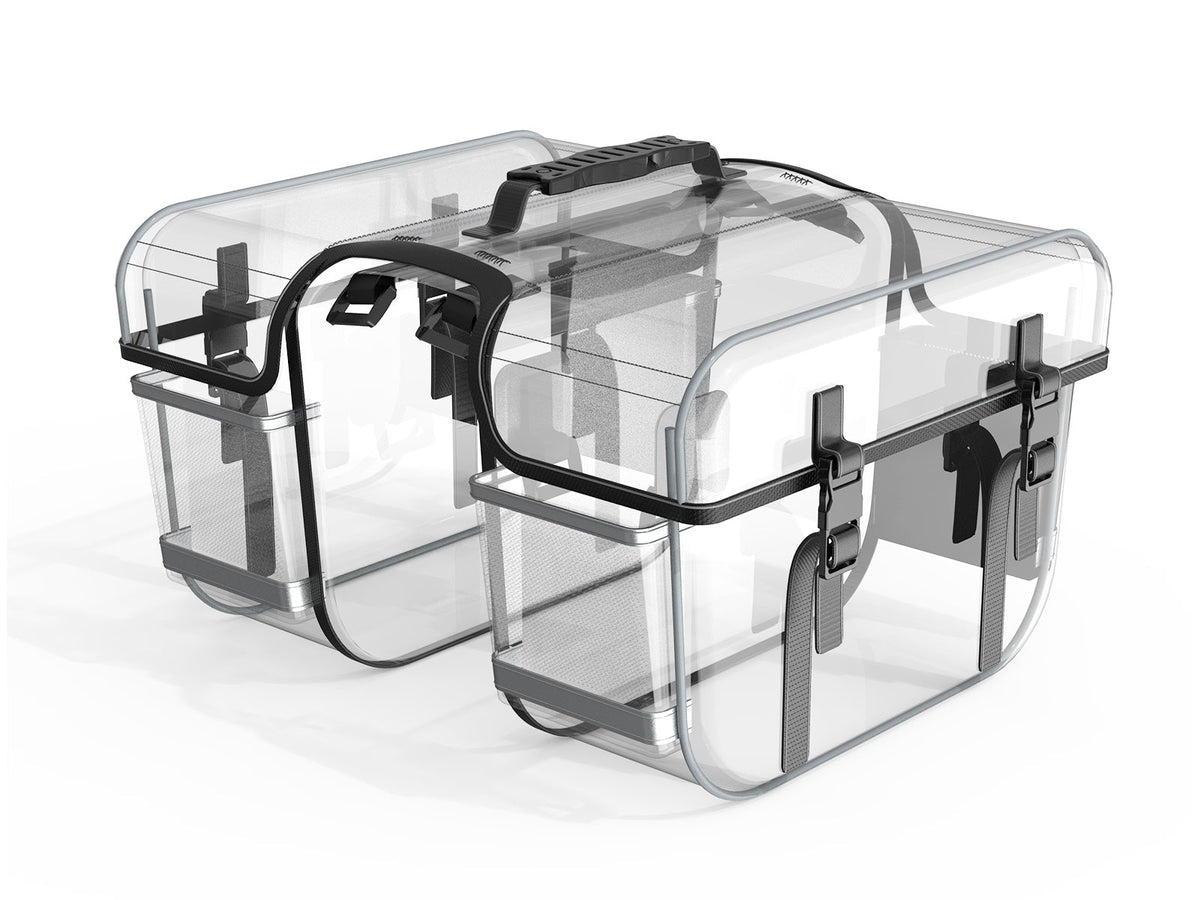 Helokeep Waterproof Rear Rack Double Pannier Bag for E-Bikes