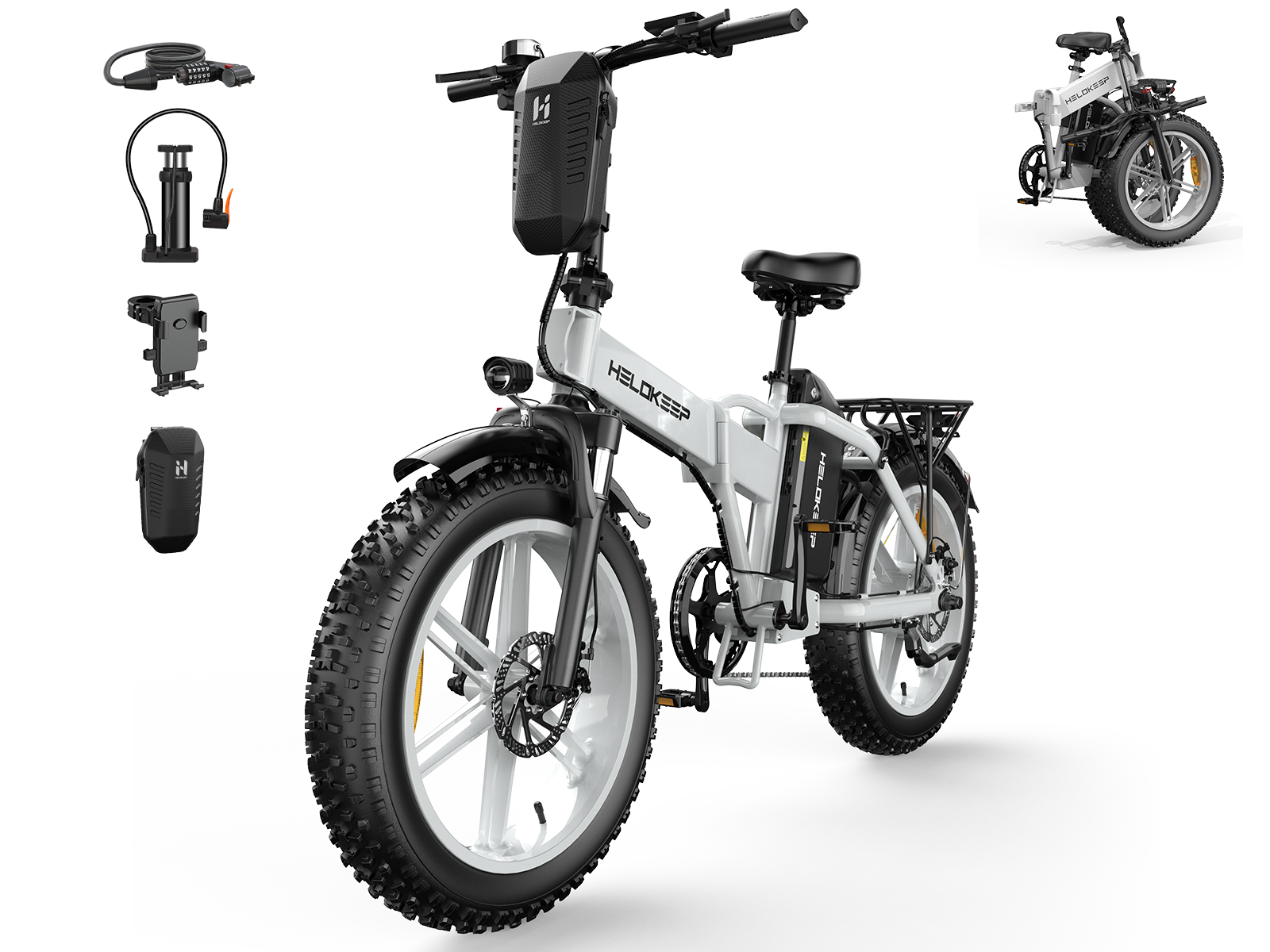 Helokeep CM20 Folding Ebike for Adults