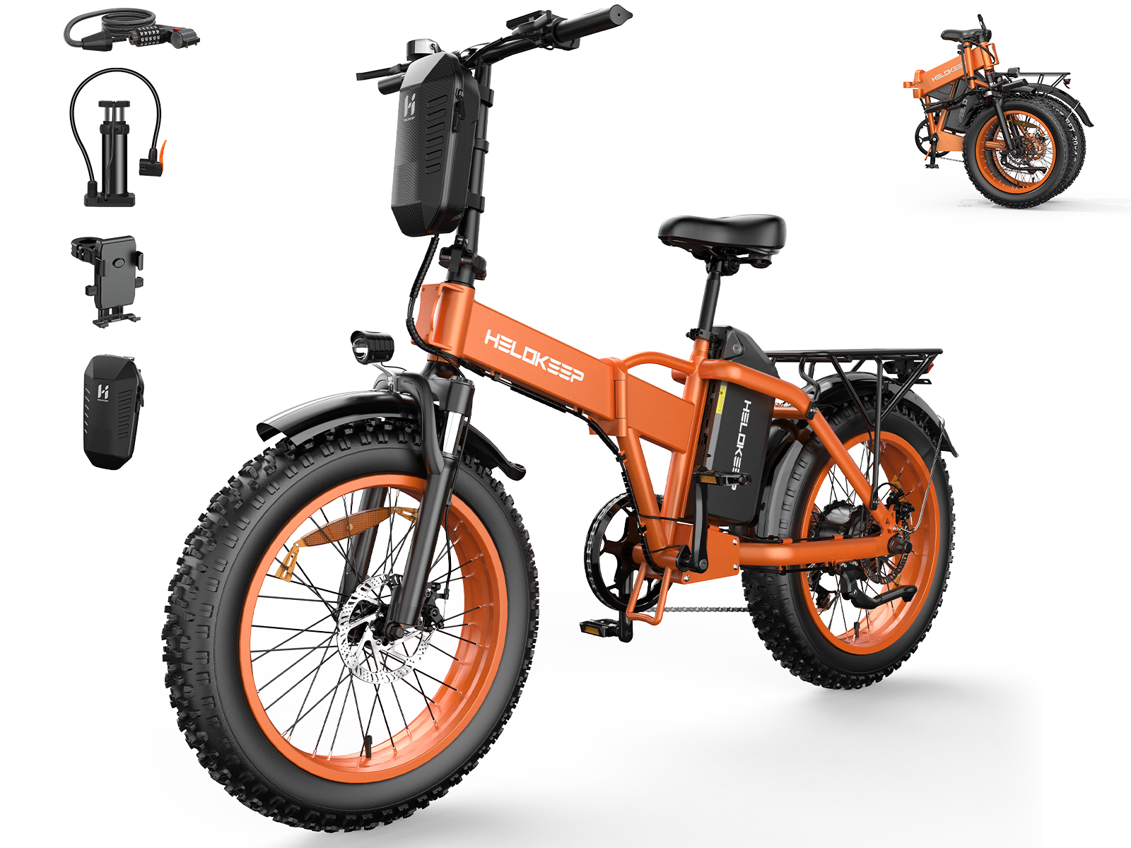 Helokeep CM20 Folding Ebike for Adults