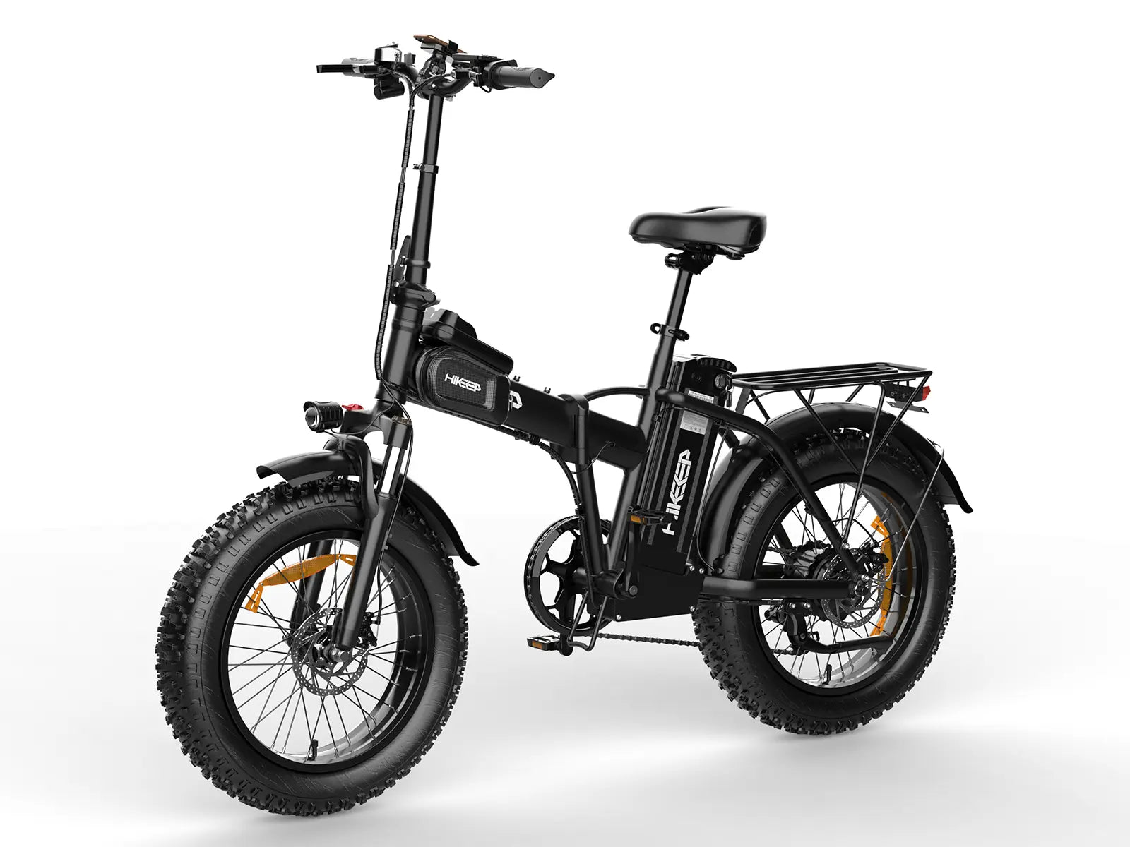 Helokeep CM20 folding fat tire electric bike with 1500W peak motor and 20x4.0 tires