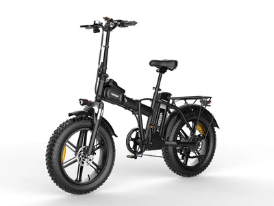 Helokeep CM20 folding fat tire electric bike with 750W motor and 20-inch tires