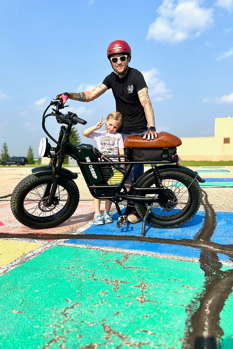 Helokeep ME-L Moped-Style Electric Bike