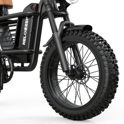 Helokeep ME-L step-thru electric bike for city commuting in white finish