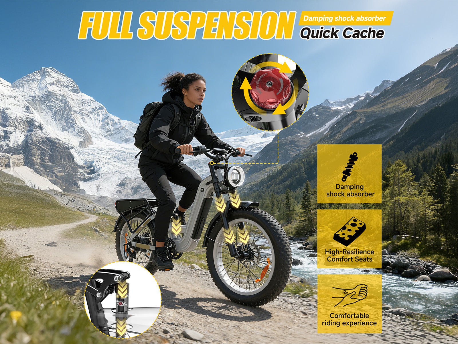 Helokeep 26F Step-Through Electric Bike