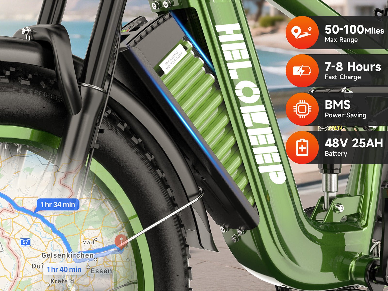 Helokeep 26M Electric Mountain Bike
