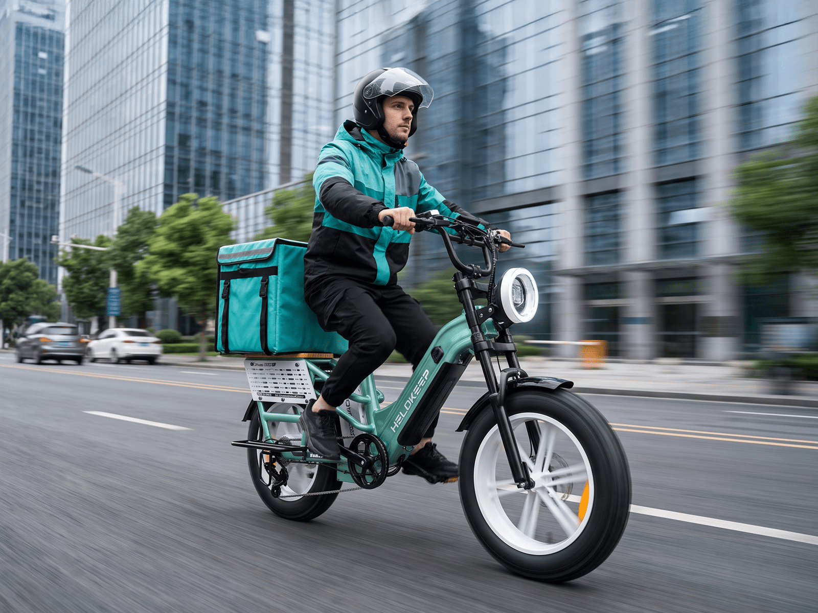 -Helokeep CD20 Long-Range Cargo Electric Bike - Helokeep
