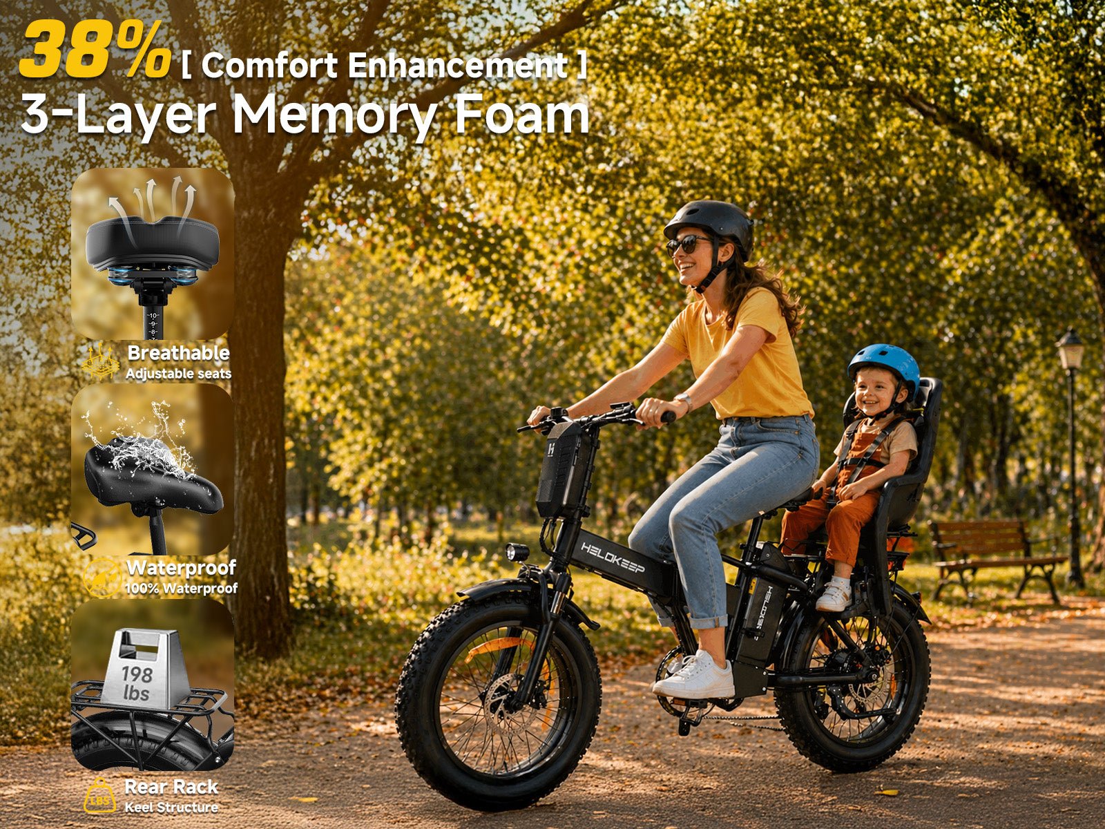 Helokeep CM20 Folding Ebike for Adults