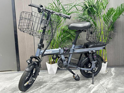 Helokeep Foldable Steel Wire Mesh Bike Basket