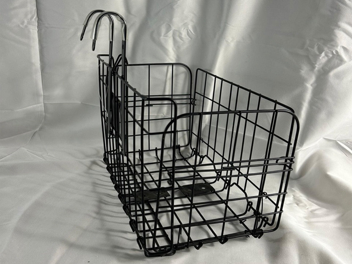Helokeep Foldable Steel Wire Mesh Bike Basket