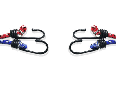 Helokeep Heavy-Duty Ebike Bungee Cords with Metal Hooks (2-Pack)