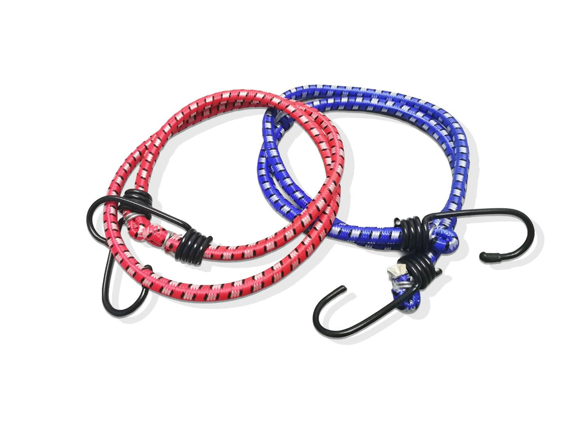 Helokeep Heavy-Duty Ebike Bungee Cords with Metal Hooks (2-Pack)