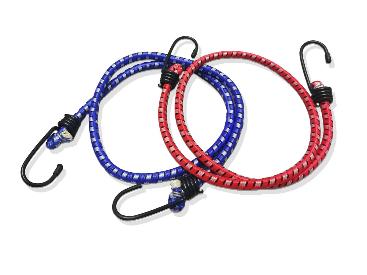 Helokeep Heavy-Duty Ebike Bungee Cords with Metal Hooks (2-Pack)