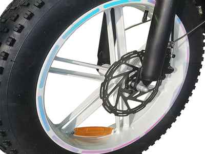 Helokeep Holographic Reflective Wheel Rim Stickers for Ebikes
