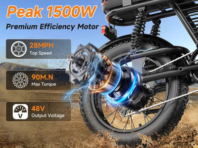 Helokeep ME-L Moped-Style Electric Bike