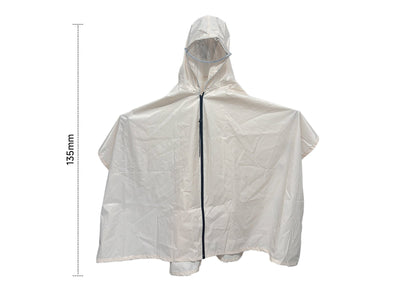 Helokeep Waterproof Ebike Rain Poncho with Clear Face Shield