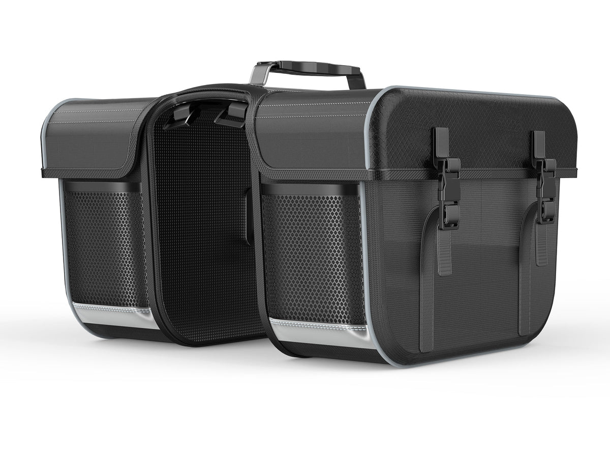 Helokeep Waterproof Rear Rack Double Pannier Bag for E-Bikes