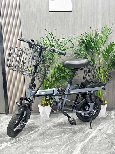 Helokeep Foldable Steel Wire Mesh Bike Basket